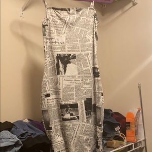 Newspaper dress